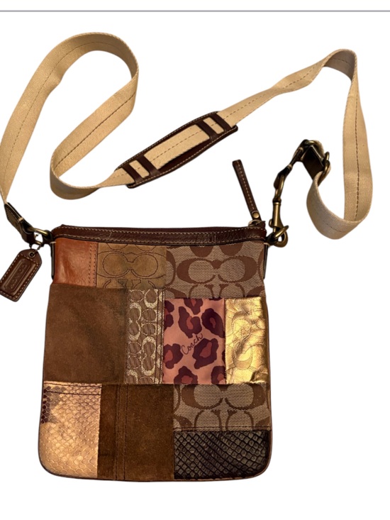 Coach Handbags - Y2K Coach Patchwork Animal Print Swingpack Crossbody (Style #40915).